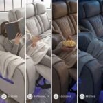 Signature Design by Ashley Boyington Contemporary Leather Match Power Reclining Sofa with USB Charging Ports, LED Lights and Adjustable Headrest, Light Gray - Image 13