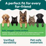 Furhaven 36" Round Calming Donut Dog Bed for Large/Medium Dogs, Refillable w/ Removable Washable Cover, For Dogs Up to 75 lbs - Shaggy Plush Long Faux Fur Donut Bed - Gray, Large - Image 9