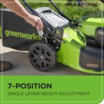 Greenworks 48V (24V x 2) 20" Brushless Cordless (Push) Lawn Mower (LED Headlight), (2) 4.0Ah Batteries and Dual Port Rapid Charger Included (200+ Compatible Tools) - Image 7