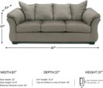 Signature Design by Ashley Darcy Casual Plush Sofa, Grayish Brown - Image 4