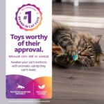 SmartyKat Flutter Balls Catnip Plush and Feather Cat Toys, Erratic Motion for Batting & Pouncing Fun for Cats & Kittens, Set of 2 - Image 3