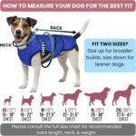 Dog Cooling Vest with Ice Pack & Cooling Collar, Blue Aqua, S | Maximum cooling support, size-matched ice packs, cooling around neck and body, UV protection, sizes to suit most dogs - Image 7
