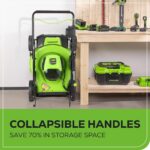 Greenworks 80V 21" Brushless Cordless (Push) Lawn Mower (75+ Compatible Tools), (2) 2.0Ah Batteries and 30 Minute Rapid Charger Included - Image 9