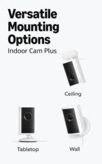 Ring Wired Doorbell (newest model), Speckled Gray with Indoor Cam Plus, White - Image 8