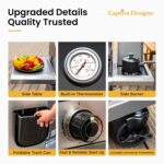 Captiva Designs 6-Burner Propane Gas BBQ Grill with Side Burner & Porcelain-Enameled Cast Iron Grate and Plate for Outdoor Barbucue Events, 52,000 BTU Output,740 SQ.IN. Cooking Area，Heavy Duty - Image 10