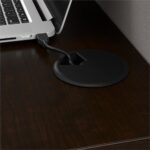 Bush Business Furniture Office in an Hour 65W L Shaped Cubicle Desk with Storage, Drawers, and Organizers in Mocha Cherry | Modern Computer Table Set with Privacy Panels for Commercial Workspace - Image 8