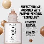 Revlon PhotoReady Lift + Fill Skin Tint, Multi-Use Glow Enhancer, Base & Highlighter for Glowing Skin, Sheer Coverage, 110, 1 fl oz - Image 9