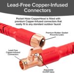 Pocket Hose 25 FT Copper Head Expandable Garden Hose with Pocket Pivot, No Tangles, AS SEEN ON TV, 360° Swivel, Tri-Tex Tubing, Force Field Jacket, Lead-Free, No-Kink, Anti-Burst w/APT - Image 10