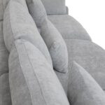 Cloud Modular Sectional Sofa Couch,156" Oversized U Shaped Sofa with Ottoman,Down Filled 8 Seater Convertible Bed Living Room Set,Covers Washable&Replaceable (Gray) - Image 9