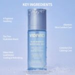VIDIVICI Blue Barrier Water Veil Mist, 2.81 fl oz, Tea Tree, Allantoin & Centella Soothing Mist, Fragrance-Free Hydrating Face Mist, Korean Skincare - Image 4