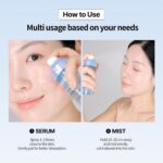 VIDIVICI Blue Barrier Water Veil Mist, 2.81 fl oz, Tea Tree, Allantoin & Centella Soothing Mist, Fragrance-Free Hydrating Face Mist, Korean Skincare - Image 9