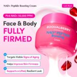 EQQUALBERRY NAD+ Peptide Boosting Cream – NAD+ 5% & 13 Peptides Anti-Aging Korean Skincare Face & Body Cream | Firming & Lifting Pink Neck Cream for Sagging Skin (1.69 fl.oz / 50ml) - Image 3