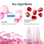 EQQUALBERRY NAD+ Peptide Boosting Cream – NAD+ 5% & 13 Peptides Anti-Aging Korean Skincare Face & Body Cream | Firming & Lifting Pink Neck Cream for Sagging Skin (1.69 fl.oz / 50ml) - Image 7