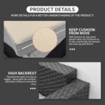 Rattaner Patio Furniture Sets 7 Pieces Outdoor Furniture Sectional Patio Couches Set with Storage Table Light Grey Cushions - Image 5