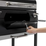 Royal Gourmet CD1824M 24-Inch Charcoal Grill, BBQ Smoker with Handle and Folding Table, Perfect for Outdoor Patio, Garden and Backyard Grilling, Black, Medium - Image 7
