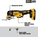 DEWALT 20V MAX Power Tools, 9 Cordless Tool Combo, Impact and Drill Driver, Oscillating Tool, Grinder,Circular and Reciprocating Saw,Right Angle Drill,Speaker,LED Light, 2 Batteries,Charger (DCK940D2) - Image 7