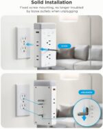 Govee Smart Plug Outlet Extender, 3-Sided Smart Power Strips with 2 Smart Outlets & 2 USB Ports with RGB Night Light, APP & Voice Control, Surge & Overload Protection for Home Office - Image 7