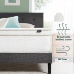 ZINUS 12 Inch Foam and Spring Hybrid Mattress [New Version], Full, Fiberglass Free, Medium Firmness, Durable Support, Certified Safe Foams & Fabric, Mattress in A Box - Image 4