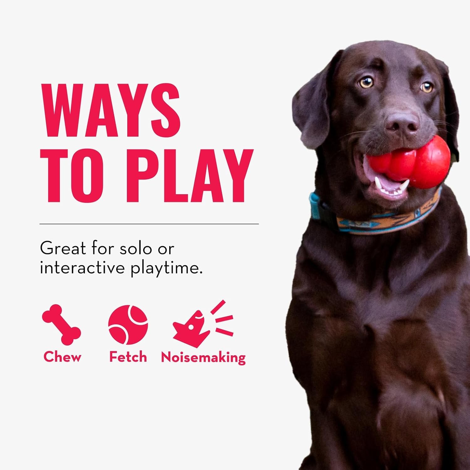 KONG Wubba - Dog Toy for Tug of War & Fetch - Dog Supplies for Puppy & Dog Playtime - Outdoor & Indoor Dog Toy - for XL Dogs - Randomly Provided Color - Image 6