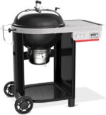 Weber Performer™ 22‑Inch Charcoal Grill for Outdoor Cooking – Black, Porcelain-Enameled Finish, Temperature Control Dampers & Prep Table, Kettle - Image 3