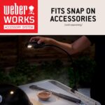 Weber Performer™ 22‑Inch Charcoal Grill for Outdoor Cooking – Black, Porcelain-Enameled Finish, Temperature Control Dampers & Prep Table, Kettle - Image 9