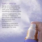 Tatcha Luminous Dewy Skin Mist | 2-in-1 Hydrator & Finishing Spray with Hyaluronic Acid for a Dewy Glow | 1.35 oz - Image 7