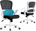 TRALT Office Chair - Ergonomic Office Chair with Back Support, Home Office Desk Chairs, 330lbs Wide Seat Big and Tall Office Chairs, Comfy Desk Chair for Work, Study, Office, Gaming (White Black) - Image 10