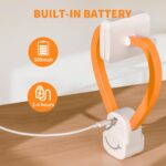 Interactive Cat Toys for Indoor Cats,Automatic Hanging Electric Cat Teaser,USB-Rechargeable,Enrichment Chase,Flying Bird Feather Mouse Wand,Safe Self Play for Bored Multi Cats Households - Image 7