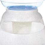 Amazon Basics Gravity Pet Food Feeder for Dogs and Cats, Easy to Clean, Easy to Fill, Removable Lid, 6-Pound Capacity, Small, Gray - Image 5