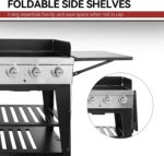 Royal Gourmet 8-Burner Gas Grill, 104,000 BTU Liquid Propane Grill, Independently Controlled Dual Systems, Outdoor Party or Backyard BBQ, Black - Image 5
