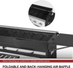 Royal Gourmet 8-Burner Gas Grill, 104,000 BTU Liquid Propane Grill, Independently Controlled Dual Systems, Outdoor Party or Backyard BBQ, Black - Image 8