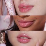 Flower Knows Violet Strawberry Rococo Glowy Lip Gloss,Moisturizing Baby Pink Plumping Lip Oil,Hydrating Lip Tint for Girls&Women,Vegan & Cruelty-Free,0.12 Fl Oz(G01 Strawberry Macaron) - Image 4