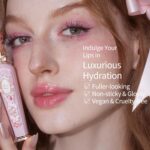 Flower Knows Violet Strawberry Rococo Glowy Lip Gloss,Moisturizing Baby Pink Plumping Lip Oil,Hydrating Lip Tint for Girls&Women,Vegan & Cruelty-Free,0.12 Fl Oz(G01 Strawberry Macaron) - Image 7