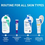 CeraVe Daily Moisturizing Lotion for Dry Skin, Body Lotion & Face Moisturizer with Hyaluronic Acid and Ceramides, Daily Moisturizer, Fragrance Free, Oil-Free, 12 Ounce - Image 9