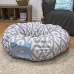 Kitty City Large Cat Tunnel Bed, 2-in-1 Zip-Together Cat Play Tunnel & Plush Nap Bed, Pop-Up Indoor Cat Toy with Hanging Toys, Collapsible Design - White - Image 8