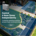 Orbit 21207 B-hyve Gen 2 Smart Hose Watering Timer, 4-Pack with Wi-Fi Hub and Hose Y Splitter - Image 4
