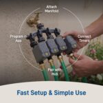 Orbit 21207 B-hyve Gen 2 Smart Hose Watering Timer, 4-Pack with Wi-Fi Hub and Hose Y Splitter - Image 9