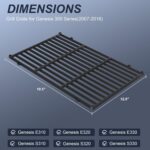 Uniflasy Grill Parts for Weber Genesis 300 Series with Front Control, Fits Genesis E310 E320 S310 S320 EP310 EP320, 7524 Cooking Grates, 62752 Burner Tubes, 7620 Flavorizer Bars & 7628 Igniter - Image 4