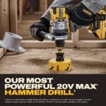 DEWALT 20V MAX XR 1/2 Inch Brushless Cordless Hammer Drill Kit with 8AH Battery and Charger, 3 Speed (DCD1007WW1) - Image 6