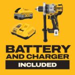 DEWALT 20V MAX XR 1/2 Inch Brushless Cordless Hammer Drill Kit with 8AH Battery and Charger, 3 Speed (DCD1007WW1) - Image 11