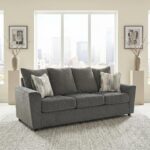 Signature Design by Ashley Stairatt Casual Sofa with Flared Arms, Gray - Image 3
