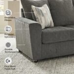 Signature Design by Ashley Stairatt Casual Sofa with Flared Arms, Gray - Image 5