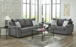 Signature Design by Ashley Stairatt Casual Sofa with Flared Arms, Gray - Image 10