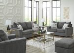 Signature Design by Ashley Stairatt Casual Sofa with Flared Arms, Gray - Image 11