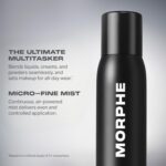 Morphe Continuous Setting Mist - Micro-Fine Makeup Setting Spray with a Natural Radiant Finish - Helps Makeup Resist Caking or Fading & Increases Wear of Foundation (2.8 fl oz) - Image 4