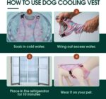 Kuoser Dog Cooling Vest for Dogs, Lightweight Cooling Shirt for Small Medium Large Dogs, Adjustable Pet Cooler Jacket with Reflective Stripe, UV Protection Pet Harness T-Shirt for Summer Outdoor - Image 6