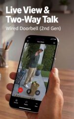 Ring Wired Doorbell (newest model), Speckled Gray with Chime (newest model), White - Image 5