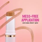 Revlon Glimmer Tinted Moisturizer Stick for Face, Light Coverage Skin Tint, Hydrating Skincare-Infused Makeup, 110, 0.31 oz - Image 7