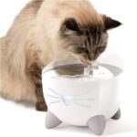 Catit PIXI Smart Water Fountain – Automatic Cat Drinking Fountain with UV-C Clarifier Light and App Support,White - Image 3