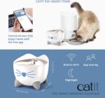 Catit PIXI Smart Water Fountain – Automatic Cat Drinking Fountain with UV-C Clarifier Light and App Support,White - Image 7
